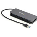 StarTech.com USBハブ/USB 3.0/USB-A - 4xA /バスパワー/28cmラップケーブル(HB30AM4AB) 目安在庫=△