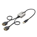 StarTech.com USB - シリアル変換ケーブル/ストレート/USB 2.0/61cm/2ポート(2P1FFC-USB-SERIAL) 目安在庫=△