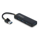 StarTech.com USBハブ/USB 3.0/USB-A - 4x USB-A/バスパワー/過電流保護(H5A4A-USB-HUB) 目安在庫=○