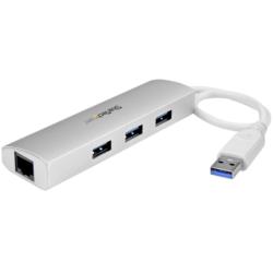 StarTech.com USBϥ/USB 3.0/USB-A - 3x USB-A/LAN/Хѥ/С(ST3300G3UA) ܰº߸=