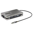 StarTech.com USBマルチハブ/USB-C/2画面/4K60Hz HDMI&VGA/100W/3xUSB/ LAN(DKM31C3HVCPD) 目安...