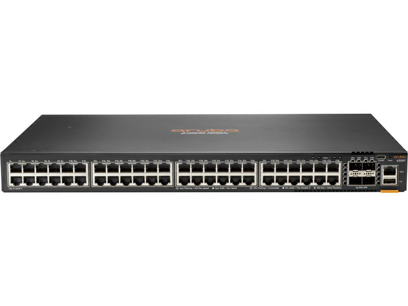 日本ヒューレット・パッカード HPE ANW CX 6300F 48G 4SFP56 Sw(JL667A#ACF) 目安在庫=△