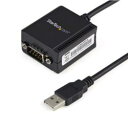StarTech.com シリアル変換ケーブル/USB-A - RS232C/1.8m/115.2Kbps/ブラック(ICUSB2321F) 目安在庫=○