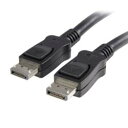 StarTech.com DisplayPort 1.2ケーブル/2m /4K60Hz /VESA認証/ブラック(DISPL2M) 目安在庫=○