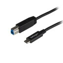 StarTech.com USBケーブル/B-C/1m/USB 3.1 Gen2/10Gbps/オス・オス/ブラック(USB31CB1M) 目安在庫=○