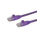 StarTech.com カテゴリ6(CAT6)LANケーブル/1m/パープル/ツメ折れ防止機構(N6PATC1MPL) 目安在庫=○