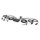StarTech.com KVMスイッチ/2ポート/2画面/DP/4K60Hz/1.5m ケーブルタイプ(C2-DD46-UA2-CBL-KVM) 目安在庫=○