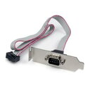 StarTech.com シリアルケーブル/DB9 - IDC/9-10ピン/40cm/SFFブラケット付き(PLATE9M16LP) 目安在庫=△【6月末までポイント10倍】(2)