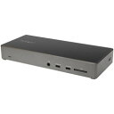 StarTech.com ドック/USB-C/3画面/4K60Hz HDMI DP/100W PD/6x USB/LAN/SD(DK31C2DHSPD) 目安在...
