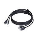 StarTech.com KVMケーブル/1.8m/HDMI & USB 3.0 TypeAB/4K60Hz/コンボケーブル(HU1226-KVM-CABLE) 目安在庫=△【6月末までポイント10倍】