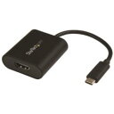 StarTech.com ディスプレイアダプター/USB-C - HDMI/4K60Hz/プレゼン対応/BK(CDP2HD4K60SA) 目安在庫=△[メール便...
