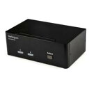 StarTech.com KVMスイッチ/2ポート/2画面/DP/4K60Hz/USB 2.0 ハブ/AUX(SV231DPDDUA2) 目安在庫=△