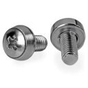 StarTech.com サーバーラック金具/ネジ/12-24/50個入り/ニッケルめっき/SV(CABSCRWS1224) 目安在庫=△