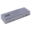 StarTech.com ドック/USB-C/3画面/4K60Hz/30Hz HDMI DP/60W PD/6xUSB/LAN(DK31C3MNCR) 目安在庫=△【6月末までポイント10倍】