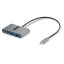 StarTechDcom USBnu^USB 3.0^USB-C - 2x A + 2x C^100W PD^30cmP[u(5G2A2CPDB-USB-C-HUB) ڈ݌=