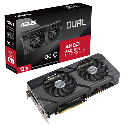 ASUS グラフィックボード DUAL-RX7700XT-O12G(197105430327) 目安在庫=○