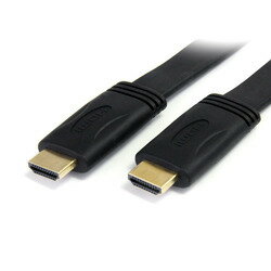 StarTech．com HDMI 1.4 ケーブル/5m/フラットタイプ/オス - オス/ブラック(HDMM5MFL) 目安在庫=△