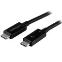 StarTech.com Thunderbolt 3 ケーブル/50cm/USB-C DP互換/40Gbps/ブラック(TBLT34MM50CM) 目安在庫=△...