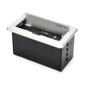 StarTech.com ケーブル収納ボックス/埋め込みタイプ/USB充電ポート/演題・机用(BOX4HDECP2) 目安在庫=△