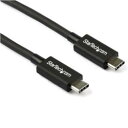 StarTech.com Thunderbolt 3 ケーブル/80cm/USB-C DP互換/40Gbps/ブラック(TBLT34MM80CM) 目安在庫=△...
