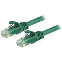 StarTech.com カテゴリ6(CAT6)LANケーブル/1.5m/グリーン/ツメ折れ防止機構(N6PATC150CMGN) 目安在庫=△