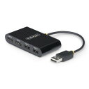 StarTech.com USBハブ/USB 2.0/USB-A - 4xUSB-A/480Mbps/バスパワー/ブラック(ST4200MINI2-USB-HUB) 目安在庫=○(2)