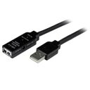 StarTech.com USBケーブル/A-A/5m/USB 2.0/アクティブ延長/オス・メス/BK(USB2AAEXT5M) 目安在庫=△
