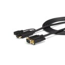 StarTech.com ディスプレイ変換ケーブル/HDMI - VGA/3m/1080p/ブラック(HD2VGAMM10) 目安在庫=△