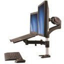 StarTech.com モニターアーム/1画面/最大27インチ/多関節/ノートPCトレイ付き(ARMUNONB) 目安在庫=△【6月末までポイント10倍】