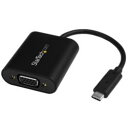 StarTech.com ディスプレイアダプター/USB-C - VGA/1920x1200/プレゼン対応/BK(CDP2VGASA) 目安在庫=△[メール便対...