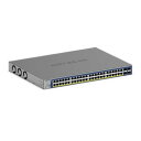 ネットギア GS752TXP ギガ48ポート SFP+x4 PoE+対応スマートクラウドスイッチ(GS752TXP-300JPS) 目安在庫=△【5月ポイント1...
