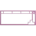 Glorious GMMK PRO 75% Alternative Top Frame - Prism Pink(GLO-ACC-P75-TF-P) 目安在庫=△