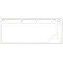 Glorious GMMK PRO 75% Alternative Top Frame - E-White(GLO-ACC-P75-TF-EW) 目安在庫=△