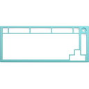 Glorious GMMK PRO 75% Alternative Top Frame - Aqua Blue(GLO-ACC-P75-TF-O) 目安在庫=△