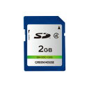 グリーンハウス GREEN HOUSE GH-SDC-D2G SDカード クラス4 2GB 目安在庫=△