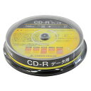 グリーンハウス GREEN HOUSE CD-R データ用 700MB 1-52倍速 10枚スピンドル インクジェット対応(GH-CDRDA10) メーカー在庫...