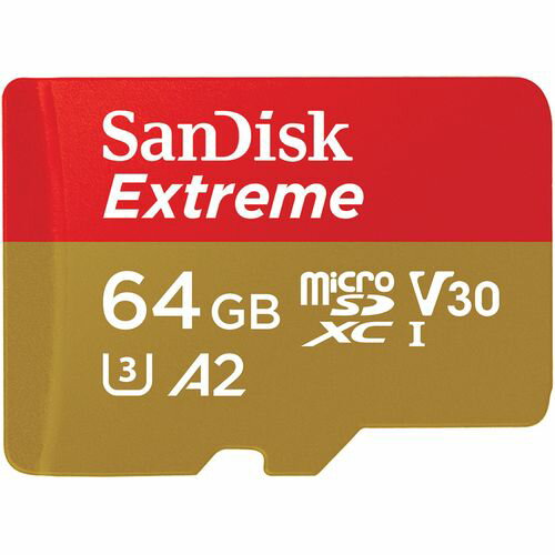 サンディスク エクストリーム microSDXC UHS-I カード 64GB(SDSQXAH-064G-JN3MD) 目安在庫=△