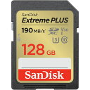 SanDisk サンディスク エクストリーム プラス SDXC UHS-Iカード 128GB(SDSDXWA-128G-JNJIP) 目安在庫=○[メール便対象...