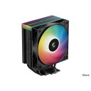 Deepcool AG400 BK ARGB V2 CPUクーラー 220W TDP 高効率120mm ARGB PWMファン(R-AG400-BKAMMN-GJD) 目安在庫=○