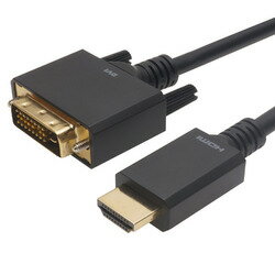 HDMI-DVI変換ケーブル 3m HADV30-703BB [HADV30703BB]