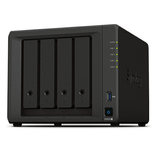 Synology NAS安心パック DS920 (RAID5 実行12TB 3年平日オンサイト保証)(DS920 4TBSW43Y8/D) 目安在庫 ○