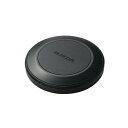 エレコム ELECOM ワイヤレス充電器 Qi1.3 認証品 12W/10W/7.5W/5W 卓上 急速充電 置クダケ充電 ブラック(W-QA26BK) メーカー在庫品