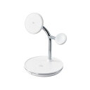 エレコム ELECOM ワイヤレス充電器 Qi2 対応 15W / 7.5W / 5W マグネット式 3in1 ホワイト(W-MS08WH) メーカー在庫品