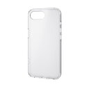 エレコム ELECOM iPhone 16e ケース ハイブリッド メタルステッカー付 背面マット クリア(PM-A25SHVCKMCR) メーカー在庫品