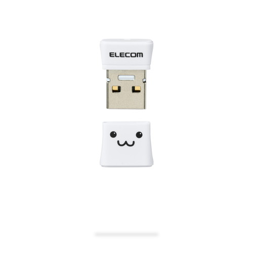 ���쥳�� ELECOM USB���� 16GB ���� �ѥ�����ݸ�ե��б� AES256bit�Ź沽 �ۥ磻��(MF-SU2C16GWHF) �᡼�����߸���