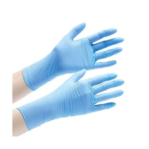 ニトリル手袋 加硫促進剤不使用 ベルテ722 S ブルー パウダーフリー 100枚入 VERTE-722-S 目安=○