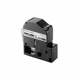 エレコム ELECOM テプラPRO用 汎用テープカートリッジ キングジム ST12K 互換テープ 透明 黒(CTC-KST12K) メーカー在庫品