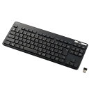 エレコム ELECOM 無線キーボード/薄型/メンブレン式/抗菌/コンパクトサイズ/ブラック(TK-FDM109TKBK) メーカー在庫品
