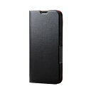 エレコム ELECOM iPhone 13 Pro ソフトレザーケース 薄型 磁石付き ブラック(PM-A21CPLFUBK) メーカー在庫品[メール便対象商品...