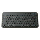 エレコム ELECOM ワイヤレスキーボード Bluetooth 無線 メンブレン テンキーレス コンパクト 日本語配列 抗菌 ブラック(TK-CM10BMKBK) メーカー在庫品
